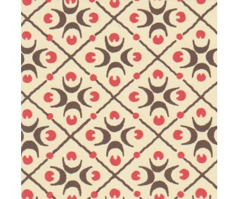 Dekoratiivpaber Carta Varese 50x70 cm - poolkuu pruun/punane